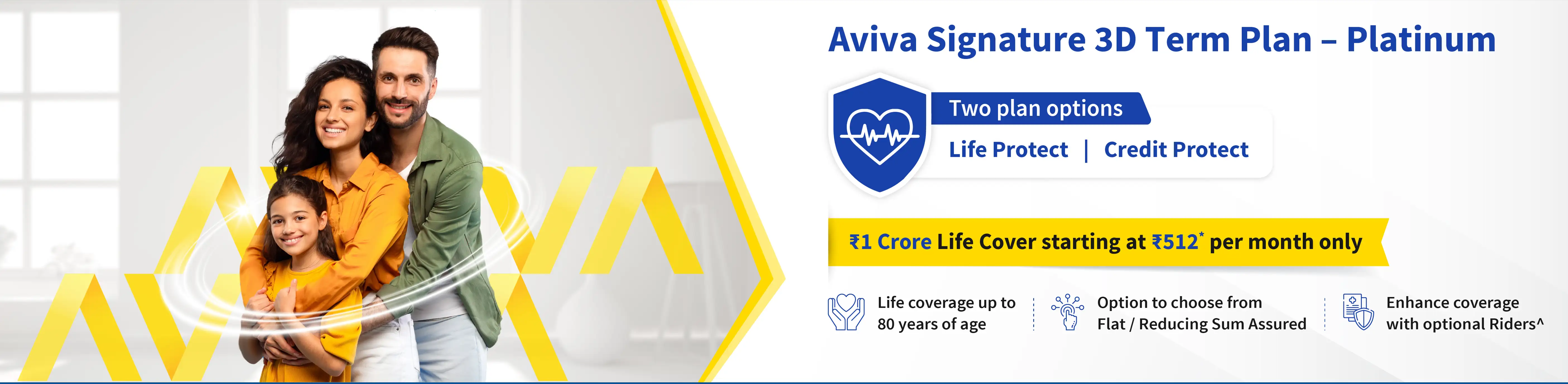 Aviva Signature 3D Term Plan - Platinum